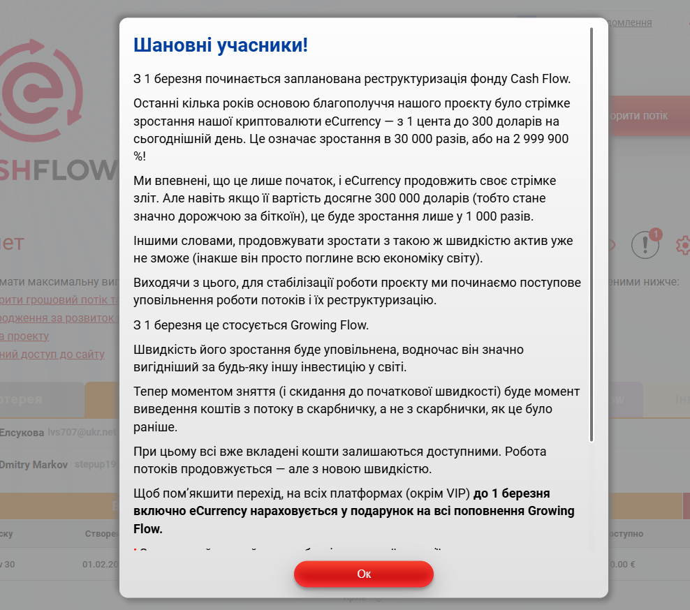 нові правила Cash Flow